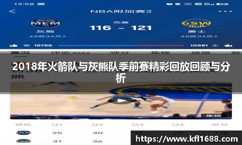 2018年火箭队与灰熊队季前赛精彩回放回顾与分析